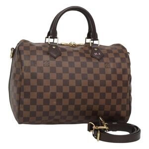 LOUIS VUITTON Damier Ebene Speedy Bandouliere 30 Hand Bag Ｎ41367 N41367